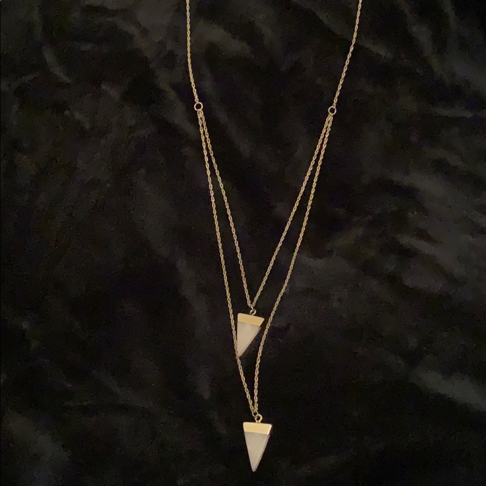Triangles necklace